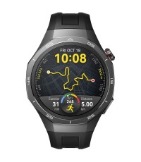Huawei Watch GT 5 Pro Titanium 46mm Αδιάβροχο με Παλμογράφο (Μαύρο)