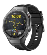 Huawei Watch GT 5 Pro Titanium 46mm Αδιάβροχο με Παλμογράφο (Μαύρο)