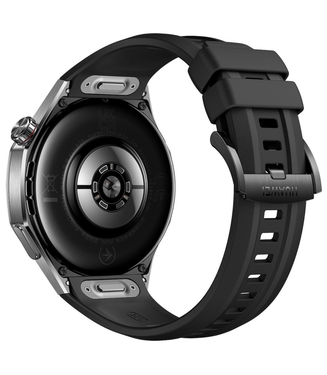 Huawei Watch GT 5 Pro Titanium 46mm Αδιάβροχο με Παλμογράφο (Μαύρο)