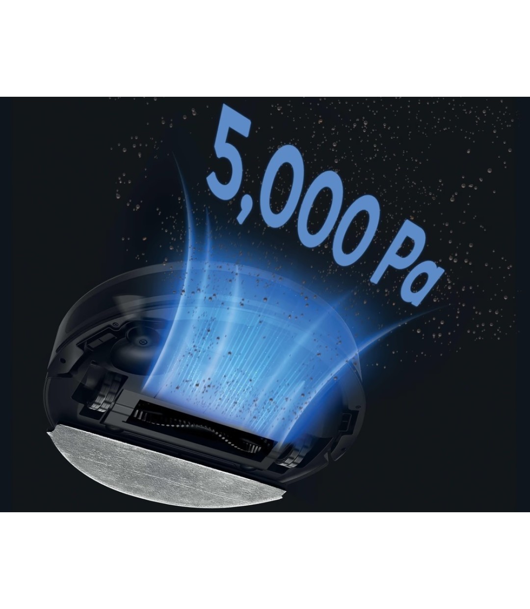 Hoover Hg250hp 011 Σκούπα Ρομπότ με Wi-Fi Μαύρη