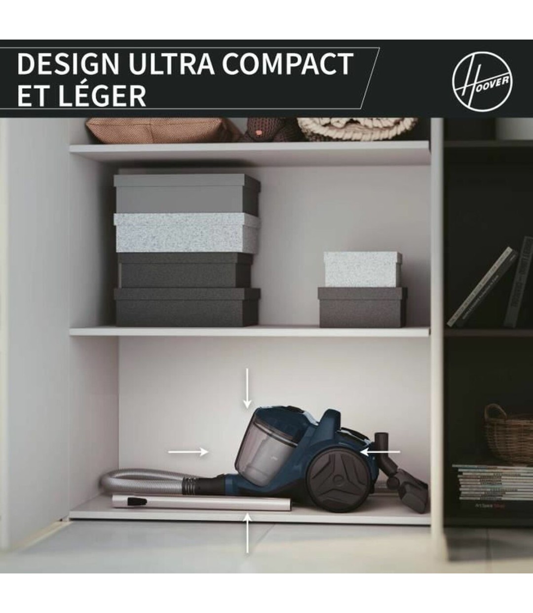 Hoover HP110HM 011 Ηλεκτρική Σκούπα 700W με Κάδο 2lt Μπλε Hoover HP110HM 011 Ηλεκτρική Σκούπα 700W με Κάδο 2lt Μπλε