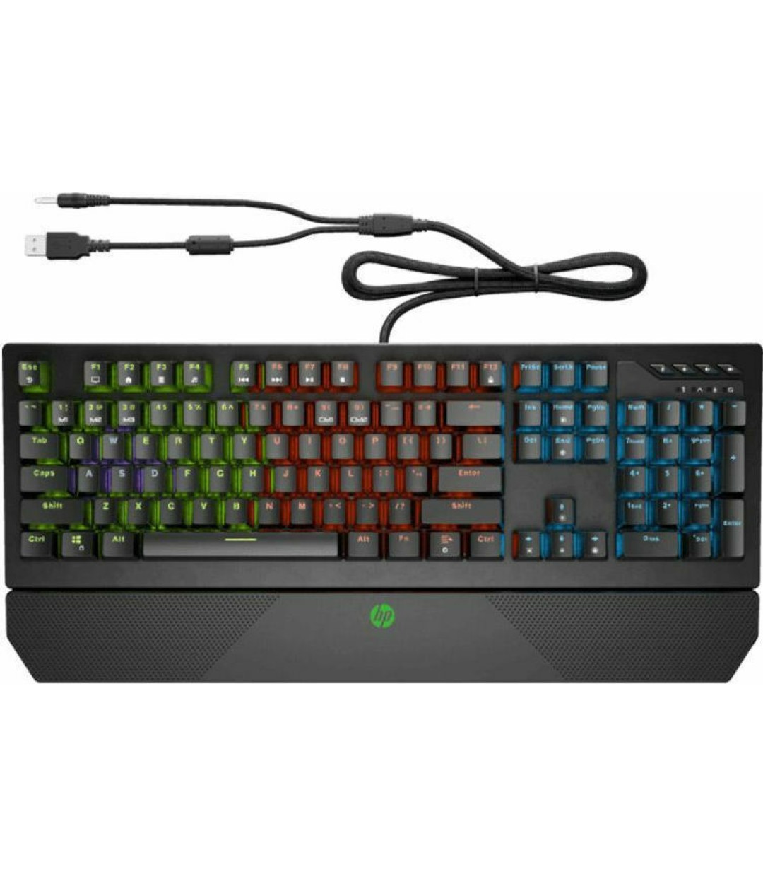 HP Pavilion 800 Gaming Μηχανικό Πληκτρολόγιο με Custom διακόπτες και Φωτιζόμενα πλήκτρα (Αγγλικό US) 0472493