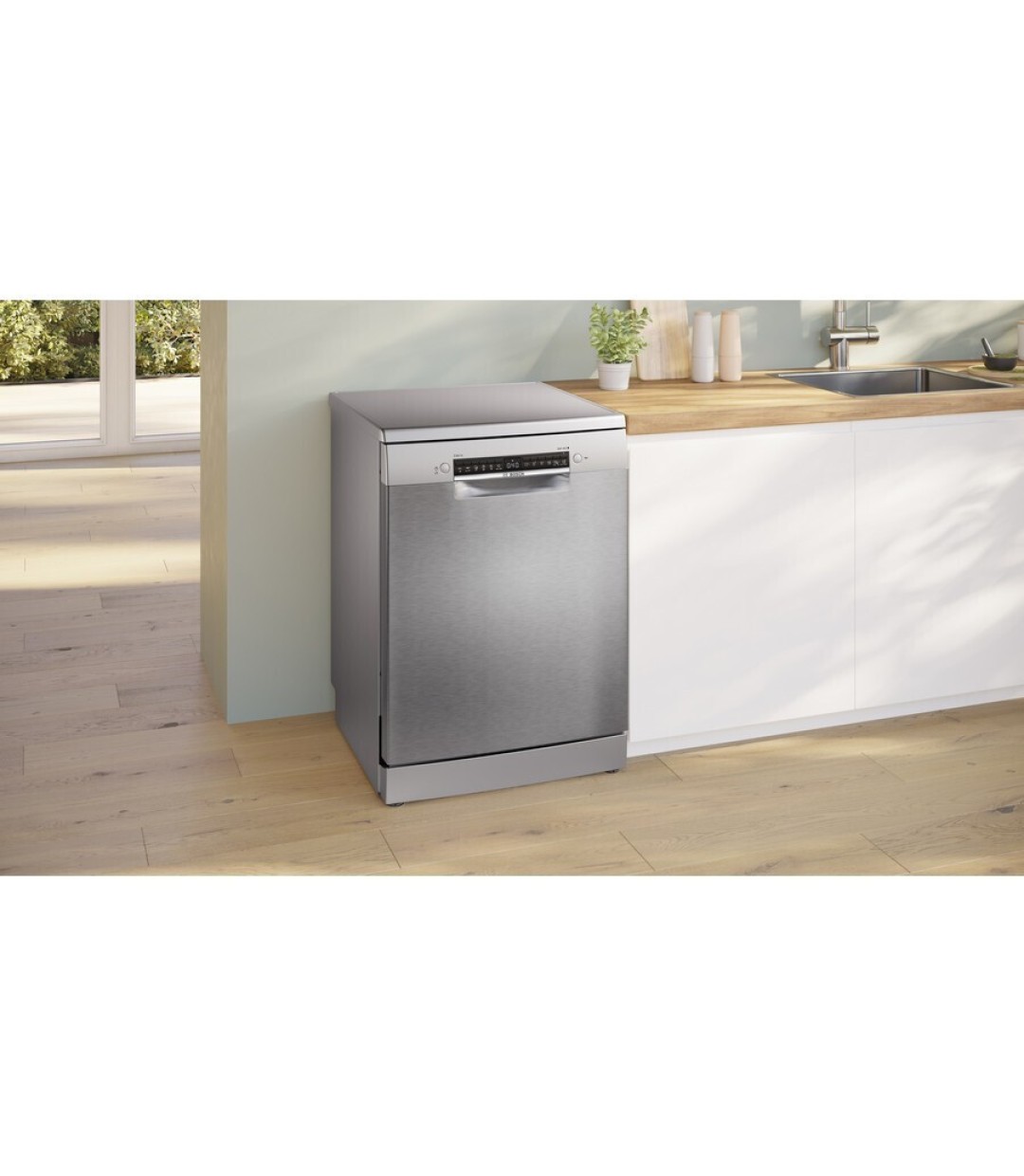 Bosch SMS4HTI 16 Ελεύθερο Πλυντήριο Πιάτων με Wi-Fi για 13 Σερβίτσια Π60xY84.5εκ. Inox