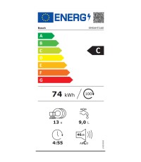 Bosch SMS4HTI 16 Ελεύθερο Πλυντήριο Πιάτων με Wi-Fi για 13 Σερβίτσια Π60xY84.5εκ. Inox