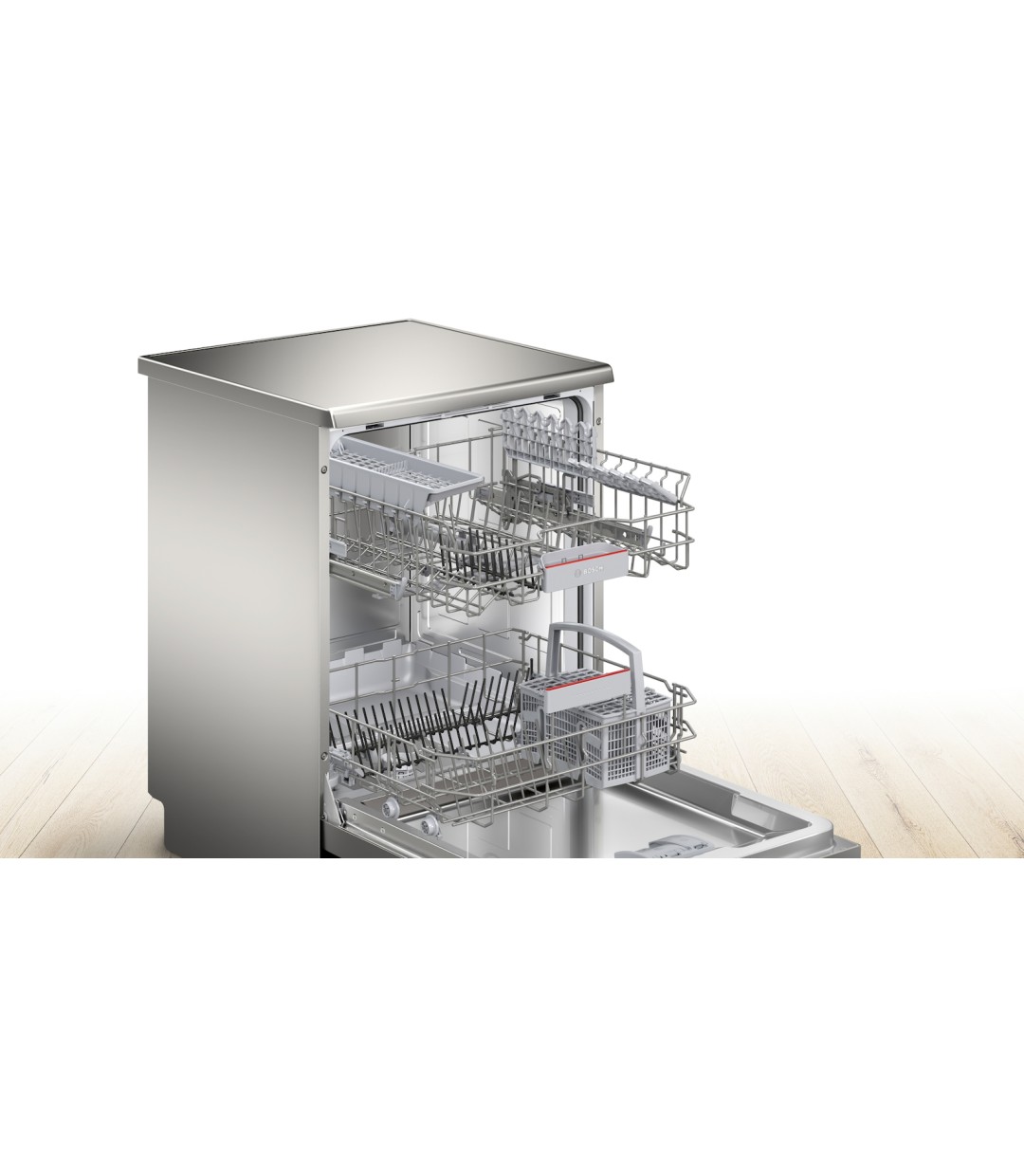 Bosch SMS4HTI 16 Ελεύθερο Πλυντήριο Πιάτων με Wi-Fi για 13 Σερβίτσια Π60xY84.5εκ. Inox