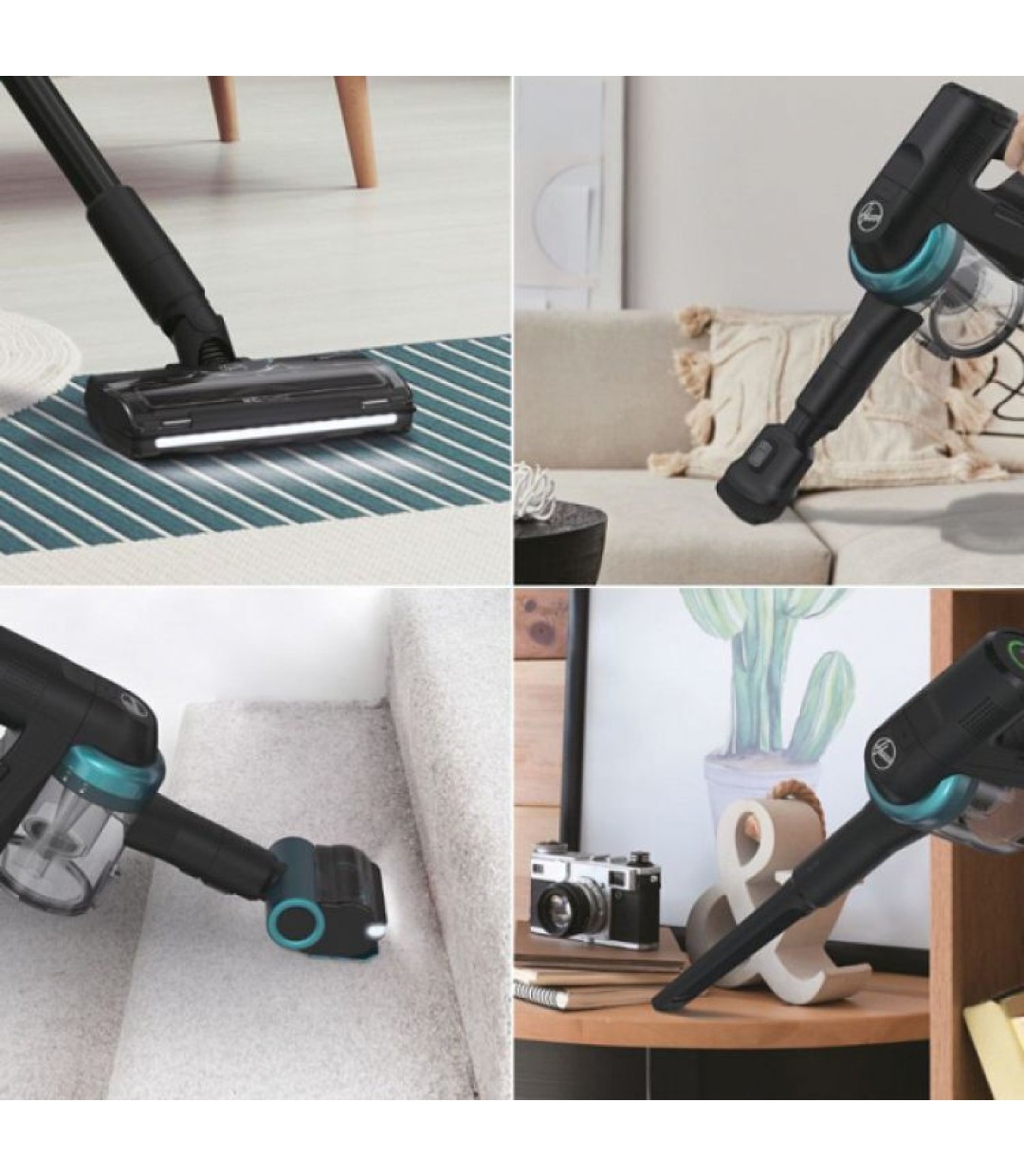 Hoover H-Free HF410P 011 Επαναφορτιζόμενη Σκούπα 2 σε 1 Stick & Χειρός 25.2V Μαύρη
