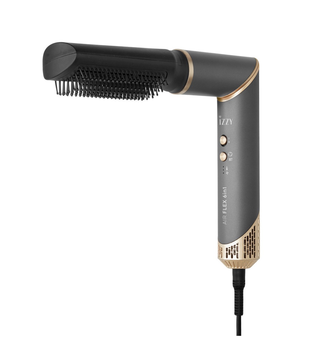 Izzy Multistyler Airflex 6 in 1 Ηλεκτρική Βούρτσα με Αέρα για Ίσιωμα και Μπούκλες IZ-7212 1500W 