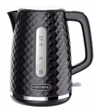 Omnys Βραστήρας 1.7lt 2200W KBL 201 DIAMOND BLACK