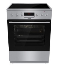 Korting KEC 6 C 60XPC Κουζίνα 71lt με Κεραμικές Εστίες Π60εκ. Inox