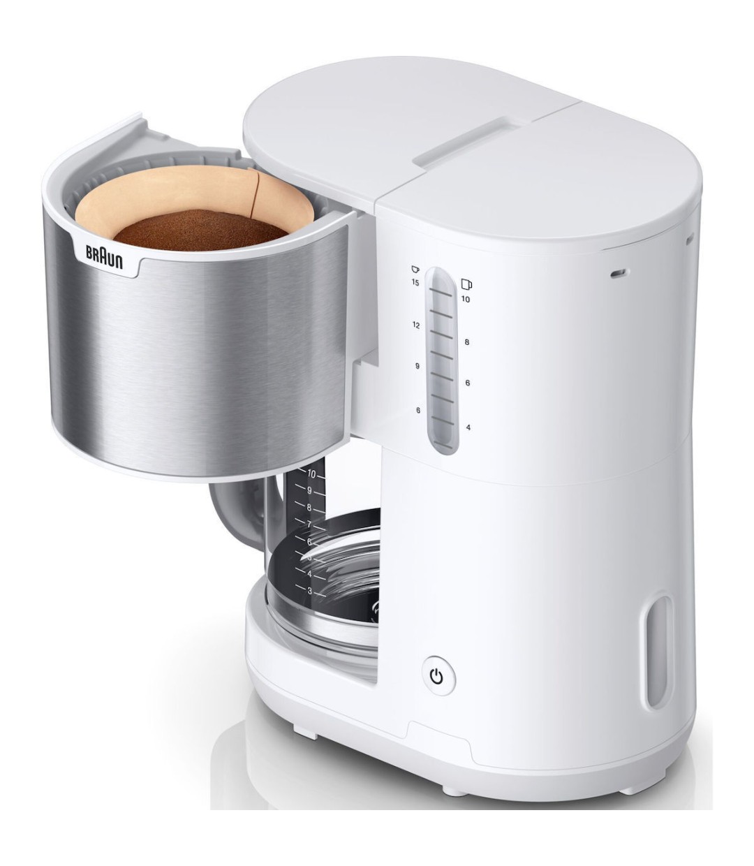 Braun KF 1500 Καφετιέρα Φίλτρου 1000W White