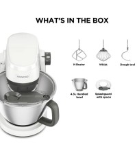 Kenwood Κουζινομηχανή 1000W με Ανοξείδωτο Κάδο 1.7lt Κωδικός: KHC30.000WH 