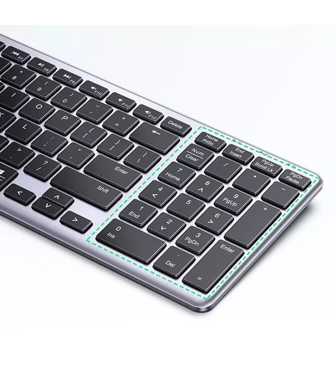 Ugreen KU005 Ασύρματο Bluetooth Πληκτρολόγιο Αγγλικό US