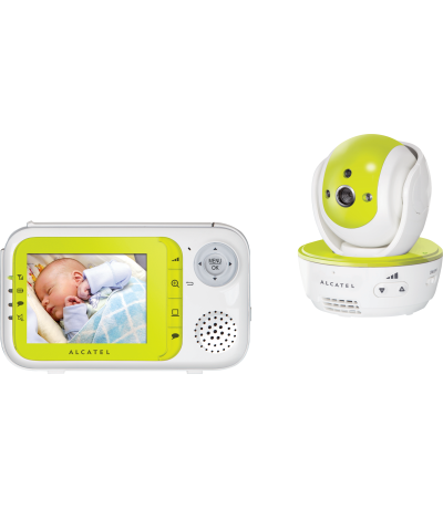 Alcatel Ασύρματη Ενδοεπικοινωνία Μωρού Baby Link 700 με Κάμερα & Οθόνη 2.8" με Αμφίδρομη Επικοινωνία & Νανουρίσματα