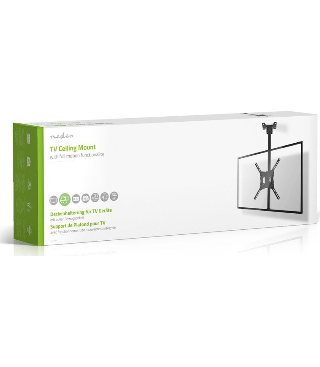 Nedis TVCM1330BK Βάση Τηλεόρασης Οροφής έως 42" και 20kg