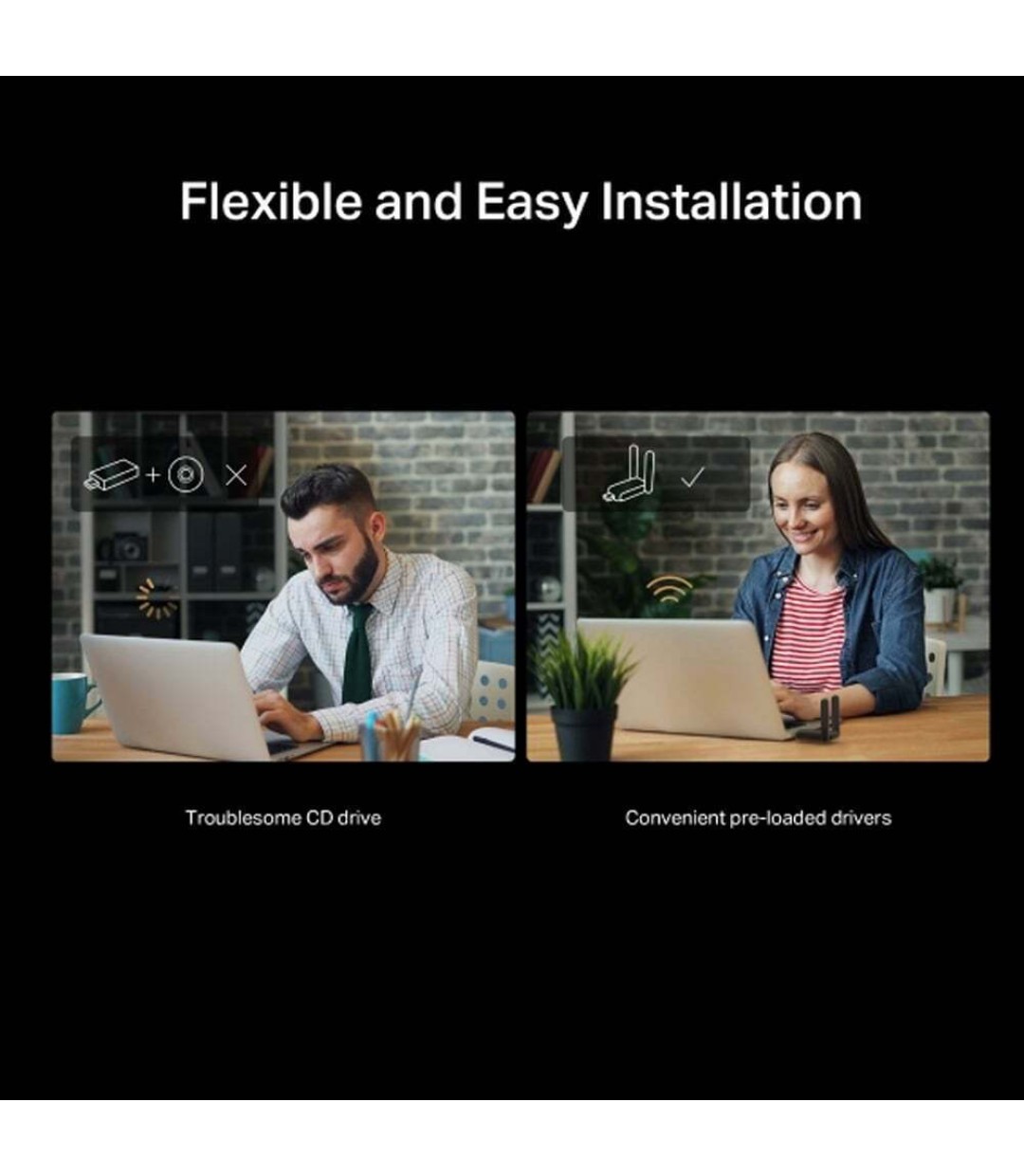 Mercusys MERMA72XH Ασύρματος USB Αντάπτορας Δικτύου 574Mbps