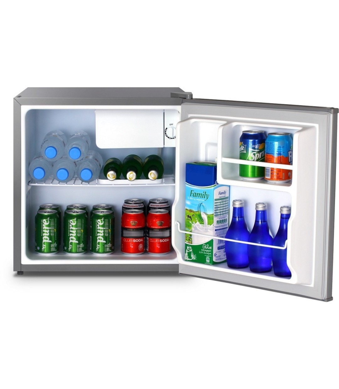 Inventor MB492SE Ψυγείο Συντήρησης 43lt Υ49.2xΠ47.2xΒ45εκ. Inox 