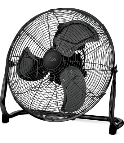 Life Meltemi Ανεμιστήρας Δαπέδου 100W Διαμέτρου 40cm Mystery Black 221-0203