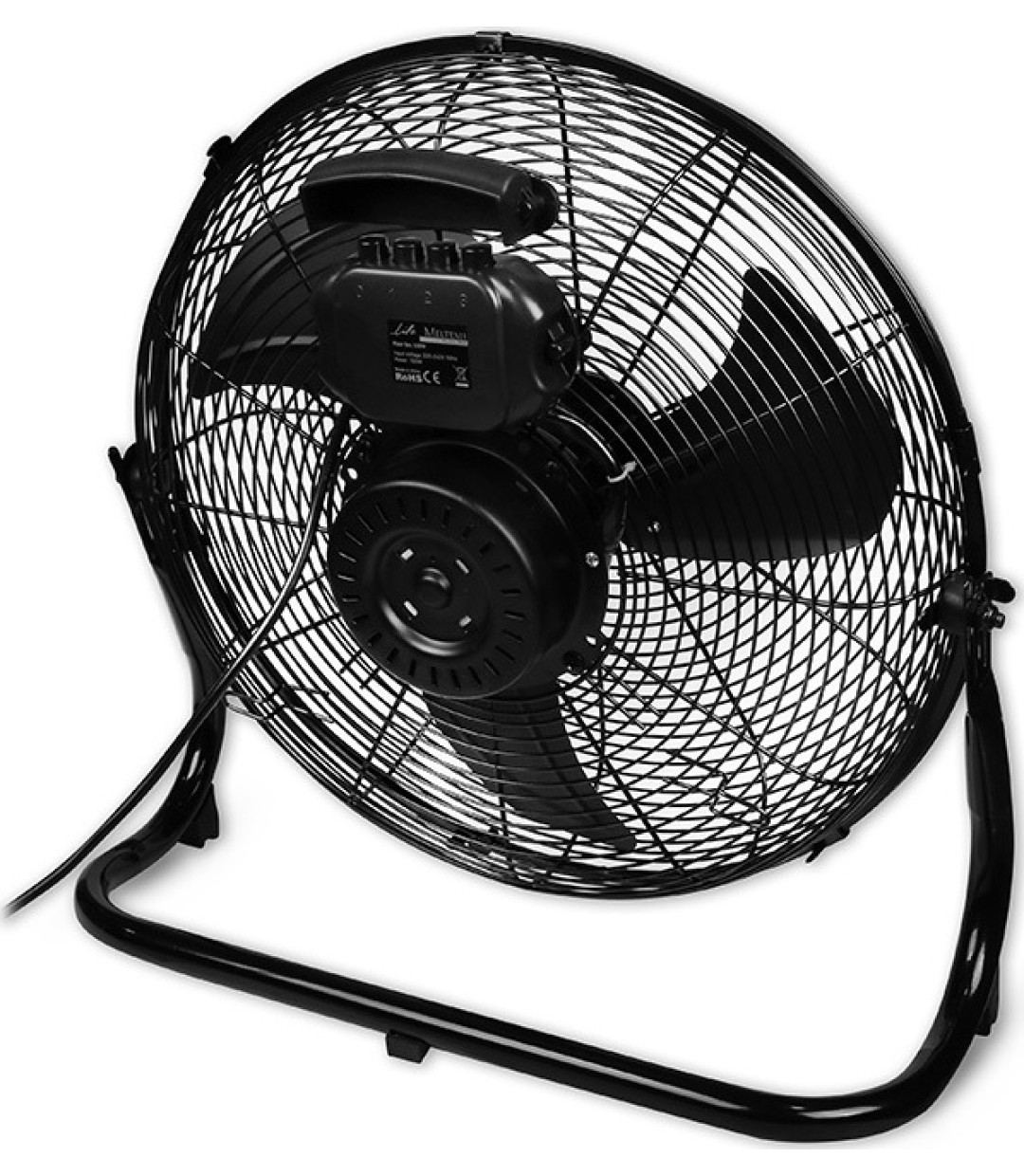 Life Meltemi Ανεμιστήρας Δαπέδου 100W Διαμέτρου 40cm Mystery Black 221-0203