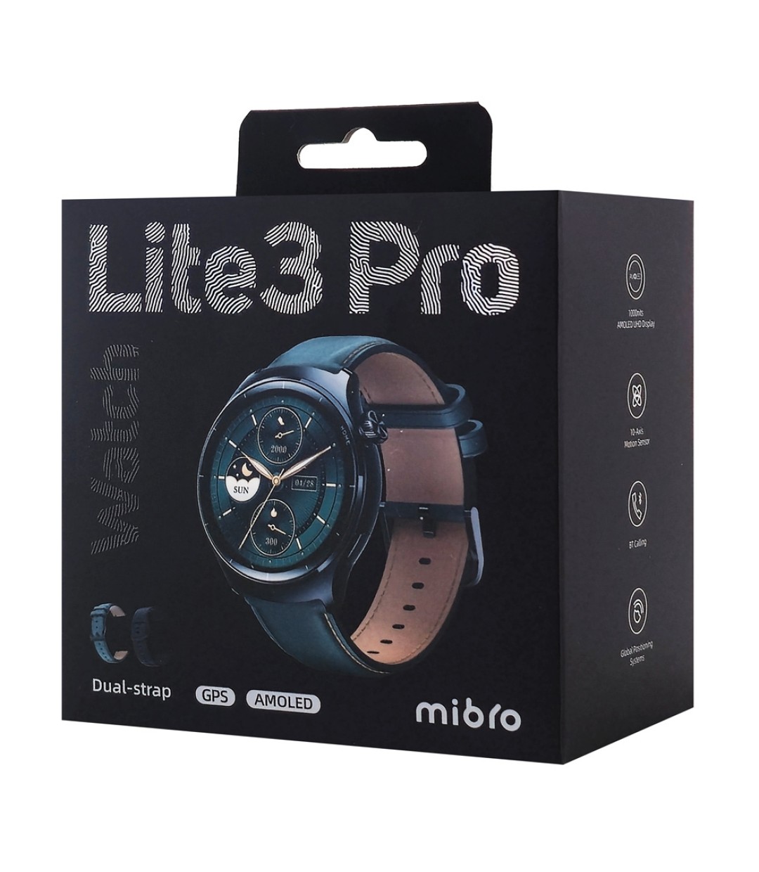 Mibro Watch Lite3 Pro 45mm Αδιάβροχο με Παλμογράφο (Blackish Green)