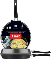 Fest Magic Διπλή Ομελετιέρα από Αλουμίνιο με Αντικολλητική Επίστρωση 26cm