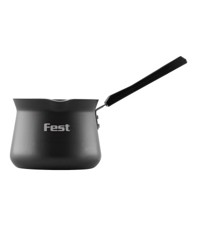 Fest Μπρίκι από Αλουμίνιο Magic No6 σε Μαύρο Χρώμα Αντικολλητικό 540ml