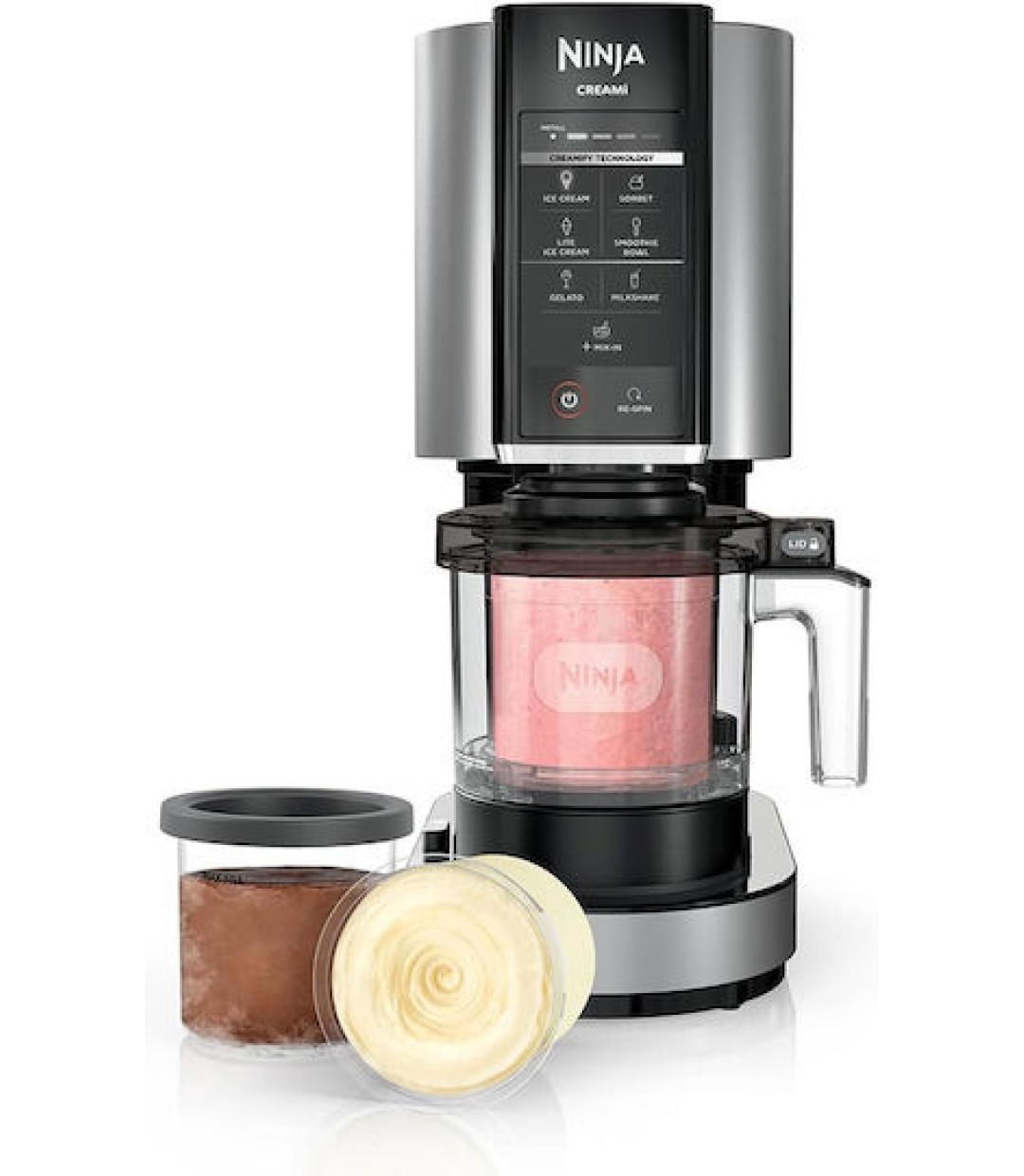 Ninja Παγωτομηχανή NC 300 EU 800 W ΜΑΥΡΗ/ΑΣΗΜΙ