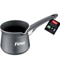 Fest Μπρίκι από Αλουμίνιο No5 σε Μαύρο Χρώμα Αντικολλητικό