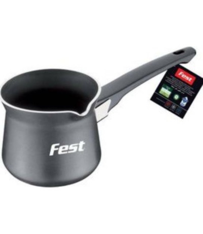 Fest Μπρίκι από Αλουμίνιο No5 σε Μαύρο Χρώμα Αντικολλητικό