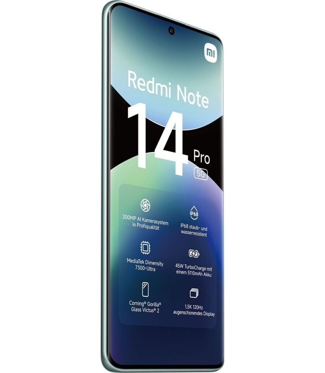 Xiaomi Redmi Note 14 Pro 5G Dual SIM (8GB/256GB) Coral Green