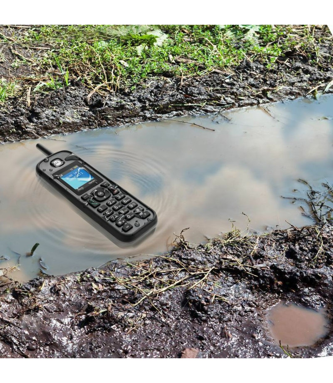 Motorola O201 Ασύρματο Τηλέφωνο με Ελληνικό Μενού Μαύρο