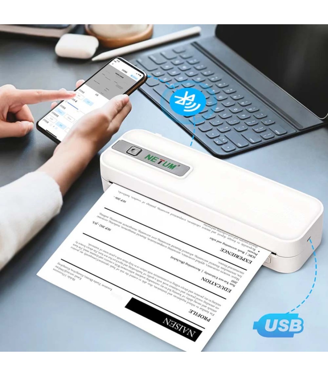 Netum NT-P801 Ασπρόμαυρος Εκτυπωτής Θερμικός Netum NT-P801 Ασπρόμαυρος Εκτυπωτής Θερμικός