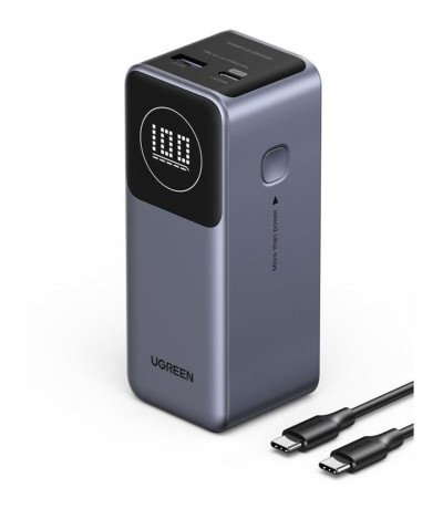 Ugreen PB724 Power Bank 12000mAh 100W με Θύρα USB-A και Θύρα USB-C Power Delivery / Quick Charge 3.0 Ugreen PB724 Power Bank 12000mAh 100W με Θύρα USB-A και Θύρα USB-C Power Delivery / Quick Charge 3.0