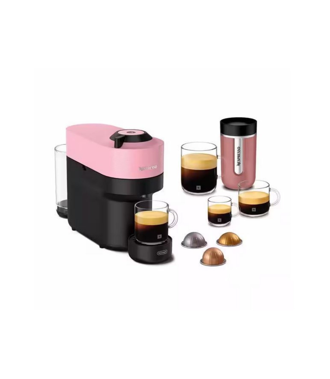 De'Longhi Vertuo Pop Καφετιέρα για Κάψουλες Vertuo Pink ENV90.P 