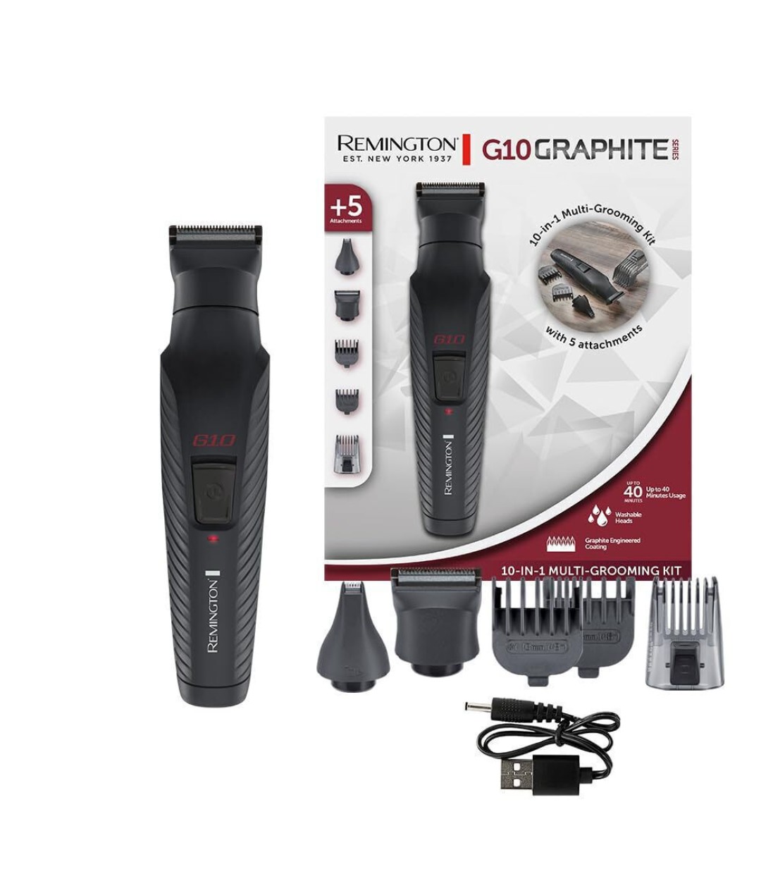 Remington All In One Επαναφορτιζόμενη Κουρευτική Μηχανή PG2100