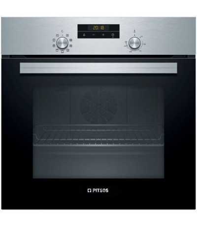 Pitsos Φούρνος άνω Πάγκου PH10M40X2 (FAMILY) 66lt Π59.4εκ. Inox