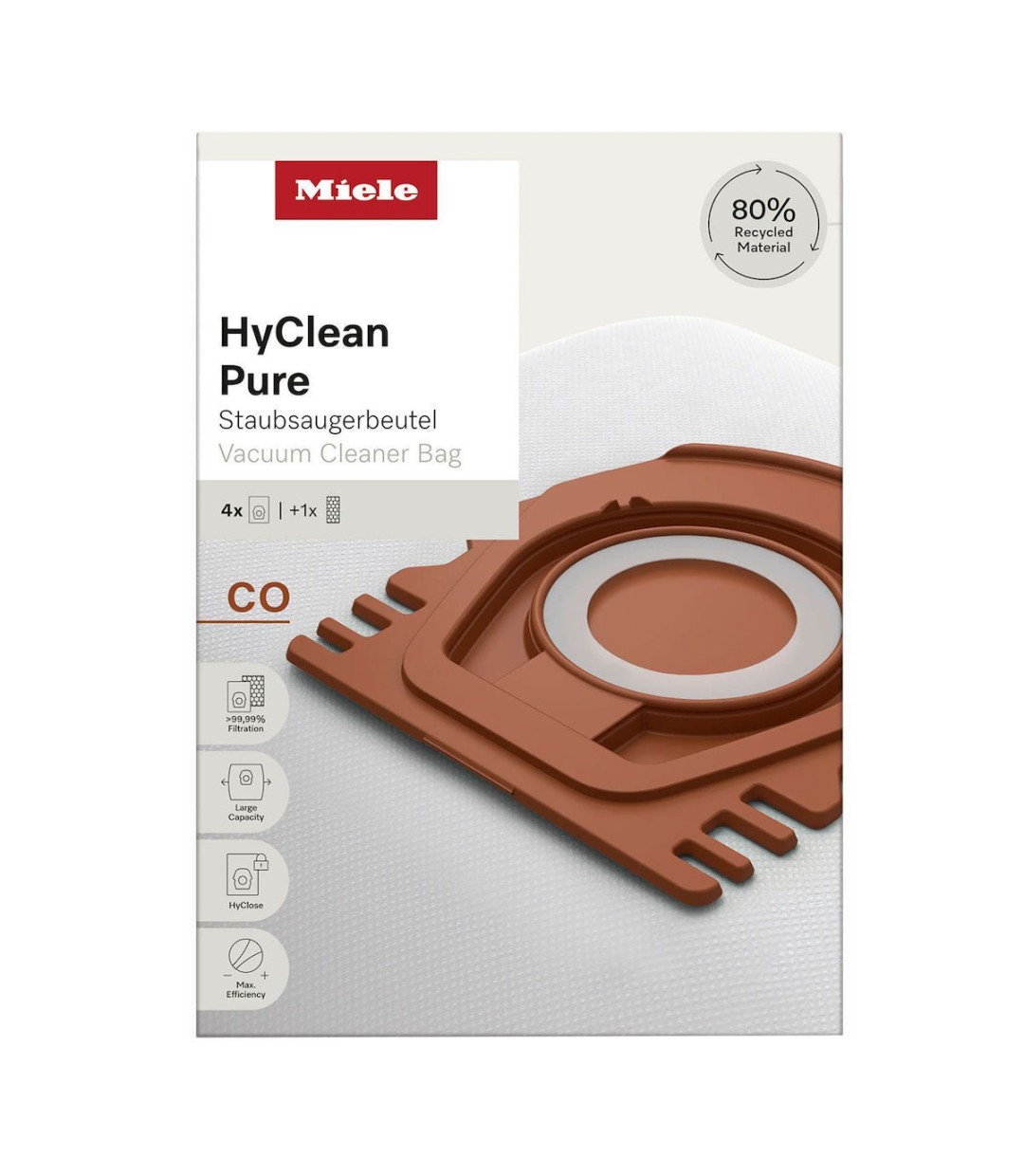 Miele Hyclean Pure Σακούλες Σκούπας 5τμχ Συμβατή με Σκούπα Miele Miele Hyclean Pure Σακούλες Σκούπας 5τμχ Συμβατή με Σκούπα Miele