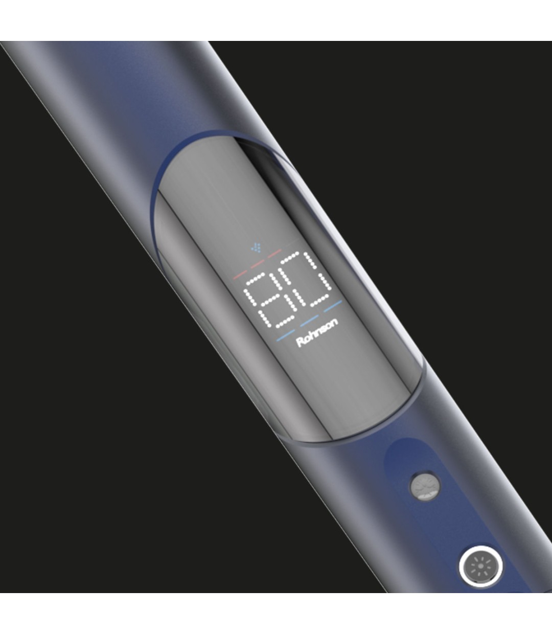 Rohnson AirGlow Κεραμική Ηλεκτρική Βούρτσα με Αέρα & Περιστρεφόμενη Κεφαλή για Ίσιωμα και Μπούκλες 1400W