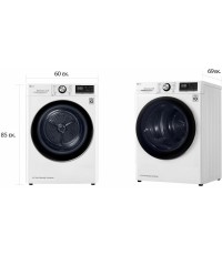 LG RC80V9AV3W Στεγνωτήριο 8kg A+++ με Αντλία Θερμότητας