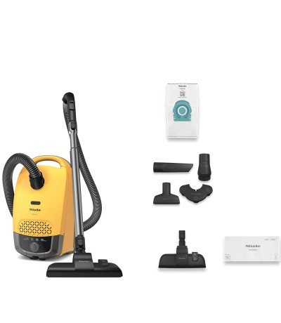 Miele Guard S1 Ηλεκτρική Σκούπα 890W με Σακούλα 3.5lt Κίτρινη