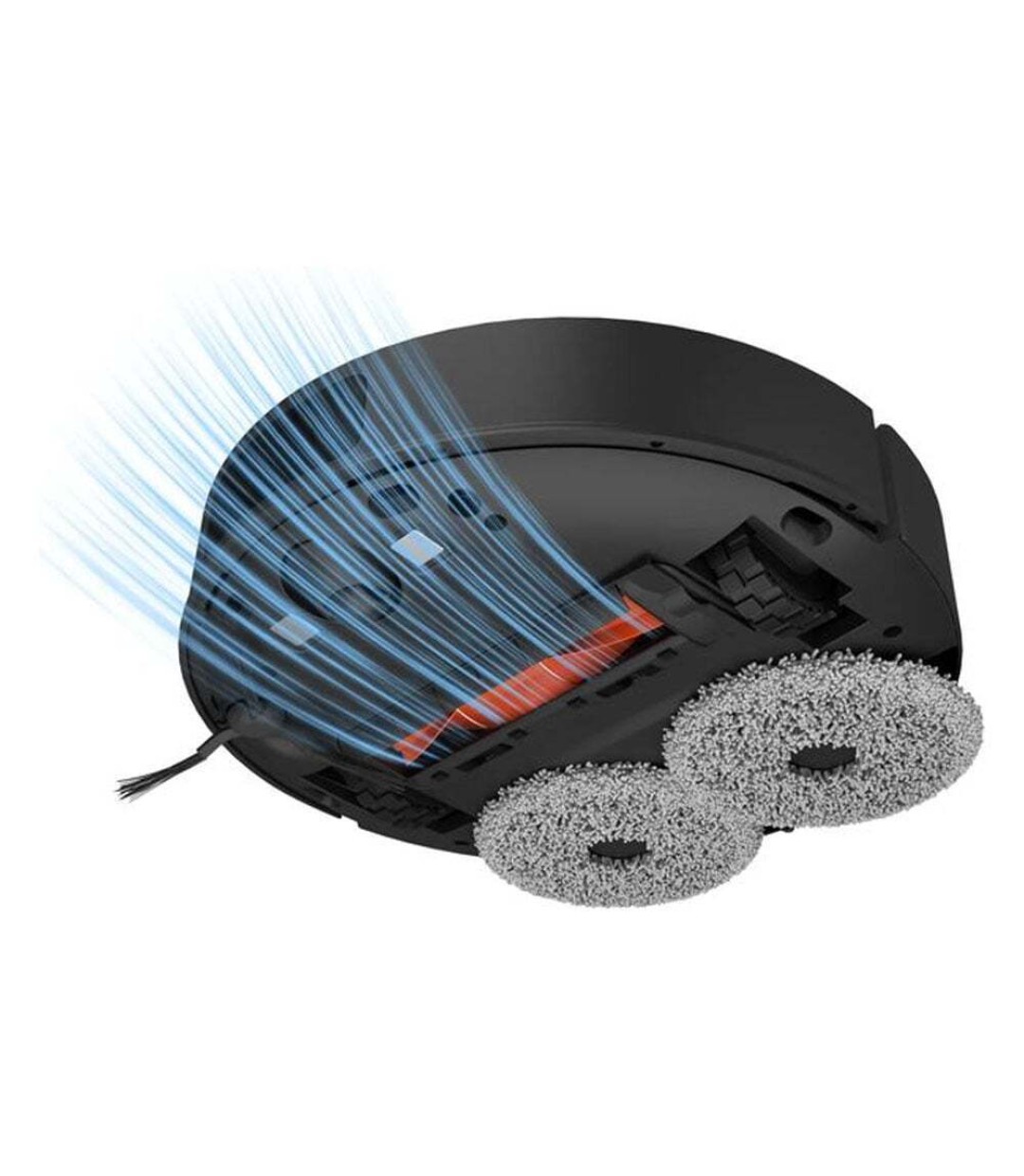 Xiaomi S20+ Σκούπα Ρομπότ για Σκούπισμα & Σφουγγάρισμα με Χαρτογράφηση και Wi-Fi Μαύρη