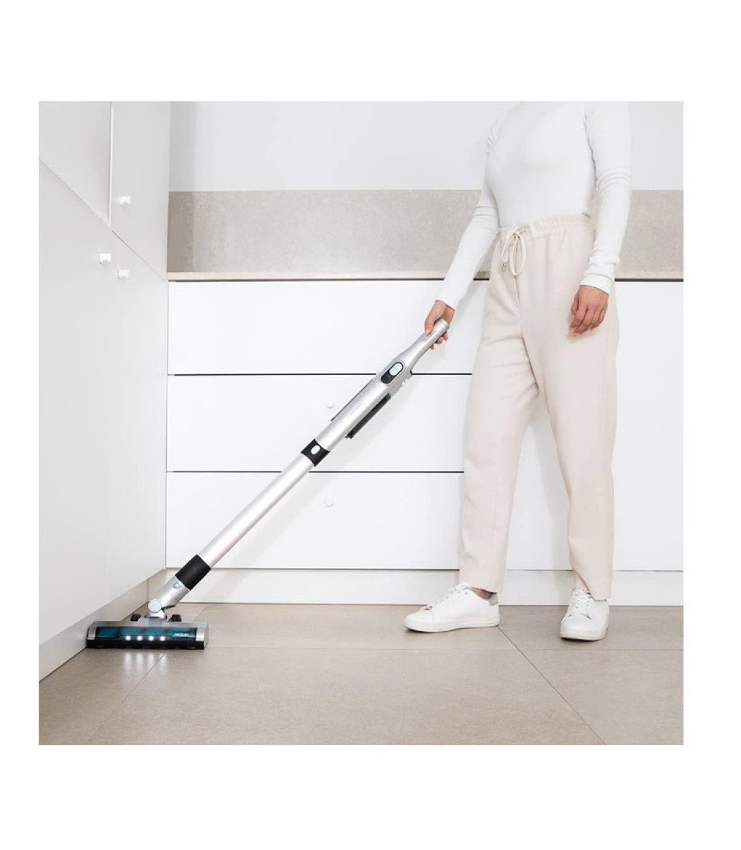 Cecotec Scoba 2100 Jalisco 08403 Επαναφορτιζόμενη Σκούπα Stick & Χειρός Ασημί