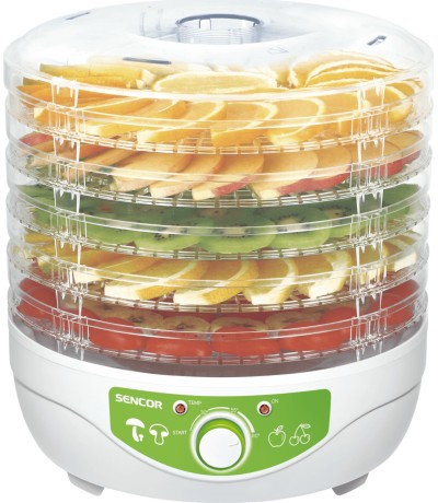 Sencor SFD 790WH Αποξηραντής Τροφίμων με 5 Ράφια και Ρυθμιζόμενη Θερμοκρασία 35-80°C