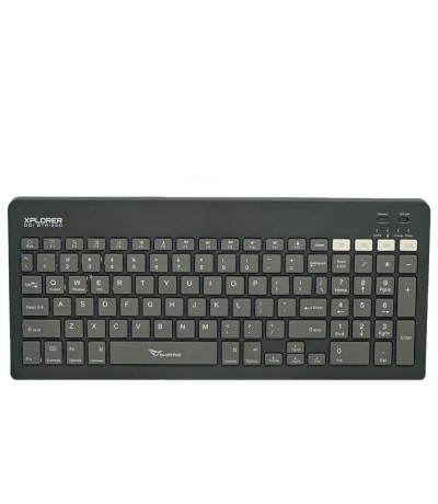 Alcatroz Xplorer GO BTR 200! Ασύρματο Bluetooth Πληκτρολόγιο Αγγλικό US Slate