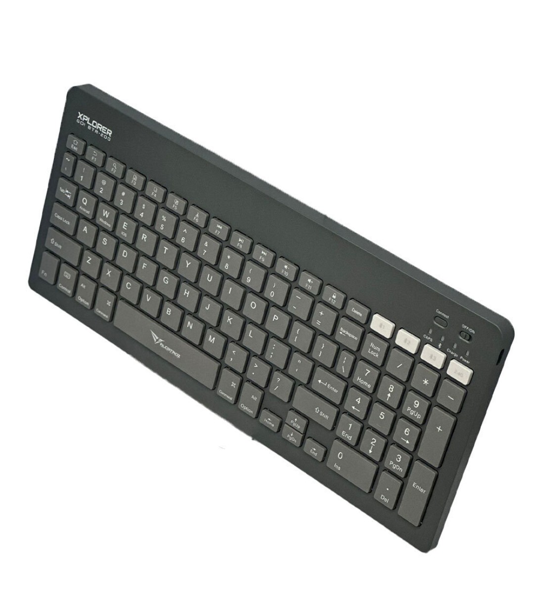 Alcatroz Xplorer GO BTR 200! Ασύρματο Bluetooth Πληκτρολόγιο Αγγλικό US Slate