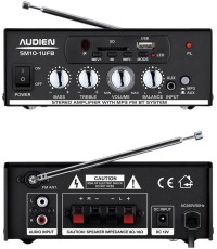  Audien SM10-IUFB Mini Hi-Fi Ενισχυτής Ισχύος 2x 25Wrms, Με Τάση Τροφοδοσίας 12VDC Και 220VAC