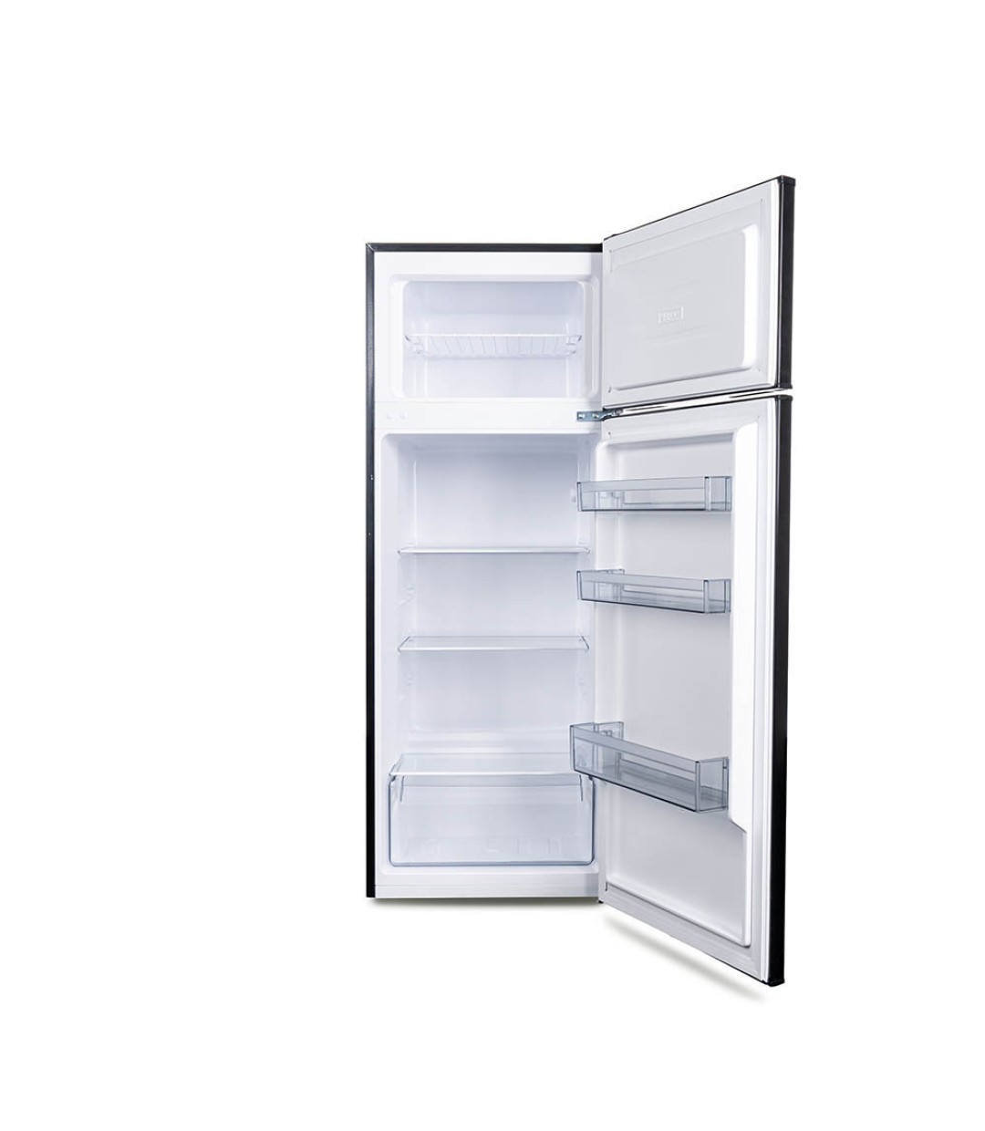 Muhler Ψυγείο Δίπορτο 206lt Υ143xΠ54.5xΒ55εκ. Μαύρο SUF144BE