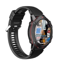 iXchange SW-07 Smartwatch με Παλμογράφο (Μαύρο)