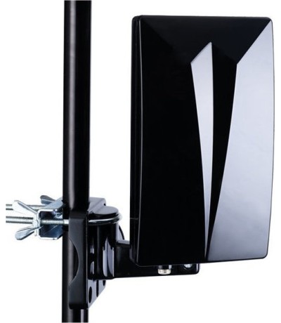 Telco DVB-T711 Εξωτερική Κεραία Τηλεόρασης (απαιτεί τροφοδοσία) σε Μαύρο Χρώμα Σύνδεση με Ομοαξονικό (Coaxial) Καλώδιο