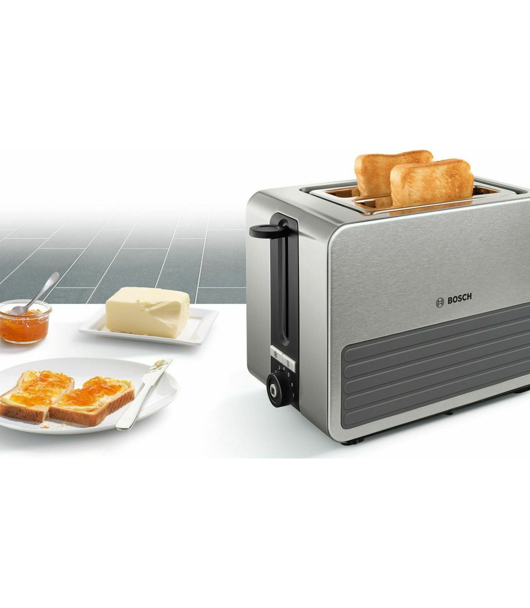 Bosch Φρυγανιέρα 2 Θέσεων TAT 7 S 25 1050W Inox