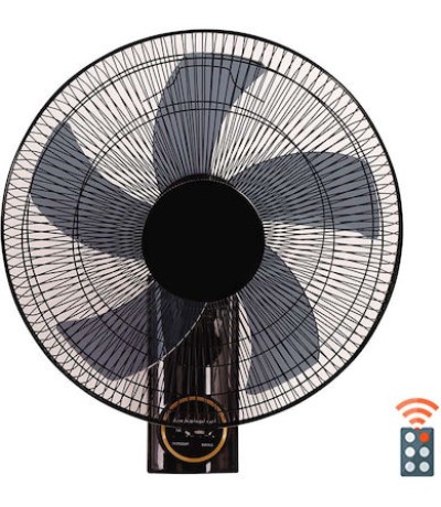 Telemax FS40-803R Ανεμιστήρας Τοίχου 60W Διαμέτρου 40cm με Τηλεχειριστήριο 
